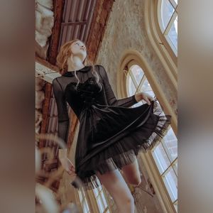 BlackMilk Black Swan Dress BNWT